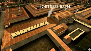 Animation of ancient Roman Fort in Caerleon Wales [upl. by Leahcim267]