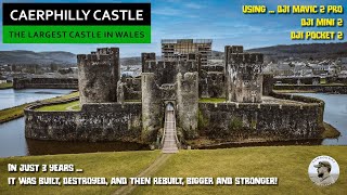 Caerphilly Castle  The Largest in Wales 2nd in Britain [upl. by Aisetra740]