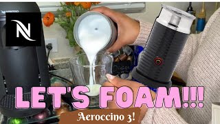 How To Foam Milk With Aeroccino 3 Make Coffee With Foam Tips amp Tricks  Easy Foamed Latte Recipe [upl. by Basset296]