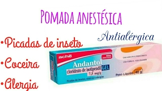 Resenha PomadaAndantol Gel [upl. by Ardnuhsor]