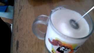 Aerolatte Review Frothing Cold Milk In Under 1 Minute [upl. by Akeme]